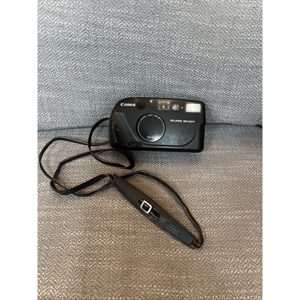 Canon Sure Shot 28/48mm Lens Point & Shoot 35mm Film Camera Untested